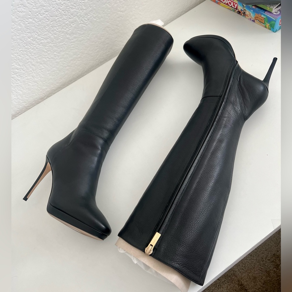Jimmy Choo Hoxton Knee High Boots Sz 38